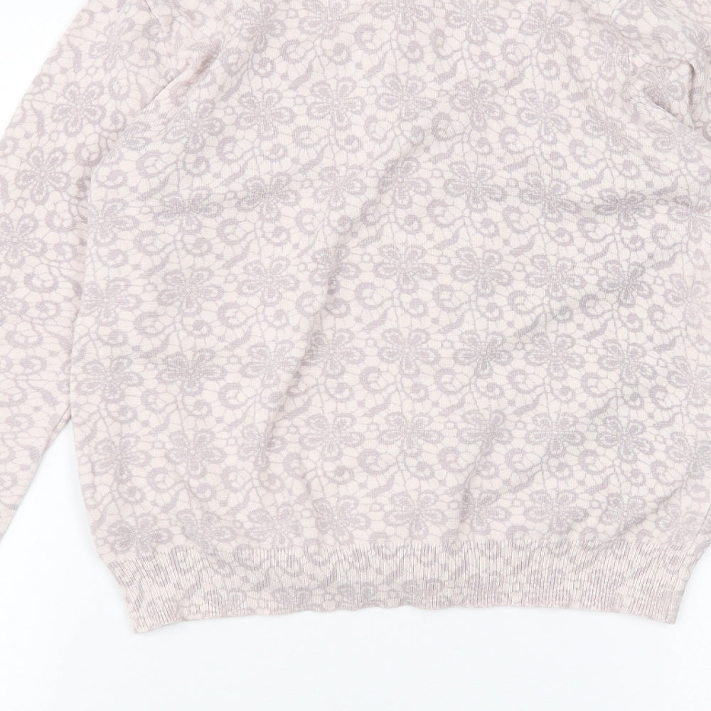 Dorothy Perkins Womens Pink   Cardigan Jumper Size 10