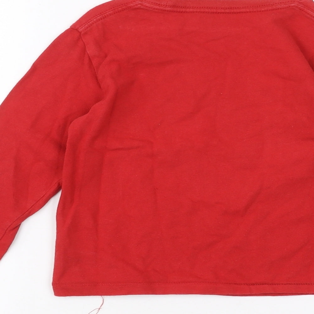 Gap Boys Red   Basic T-Shirt Size 4 Years