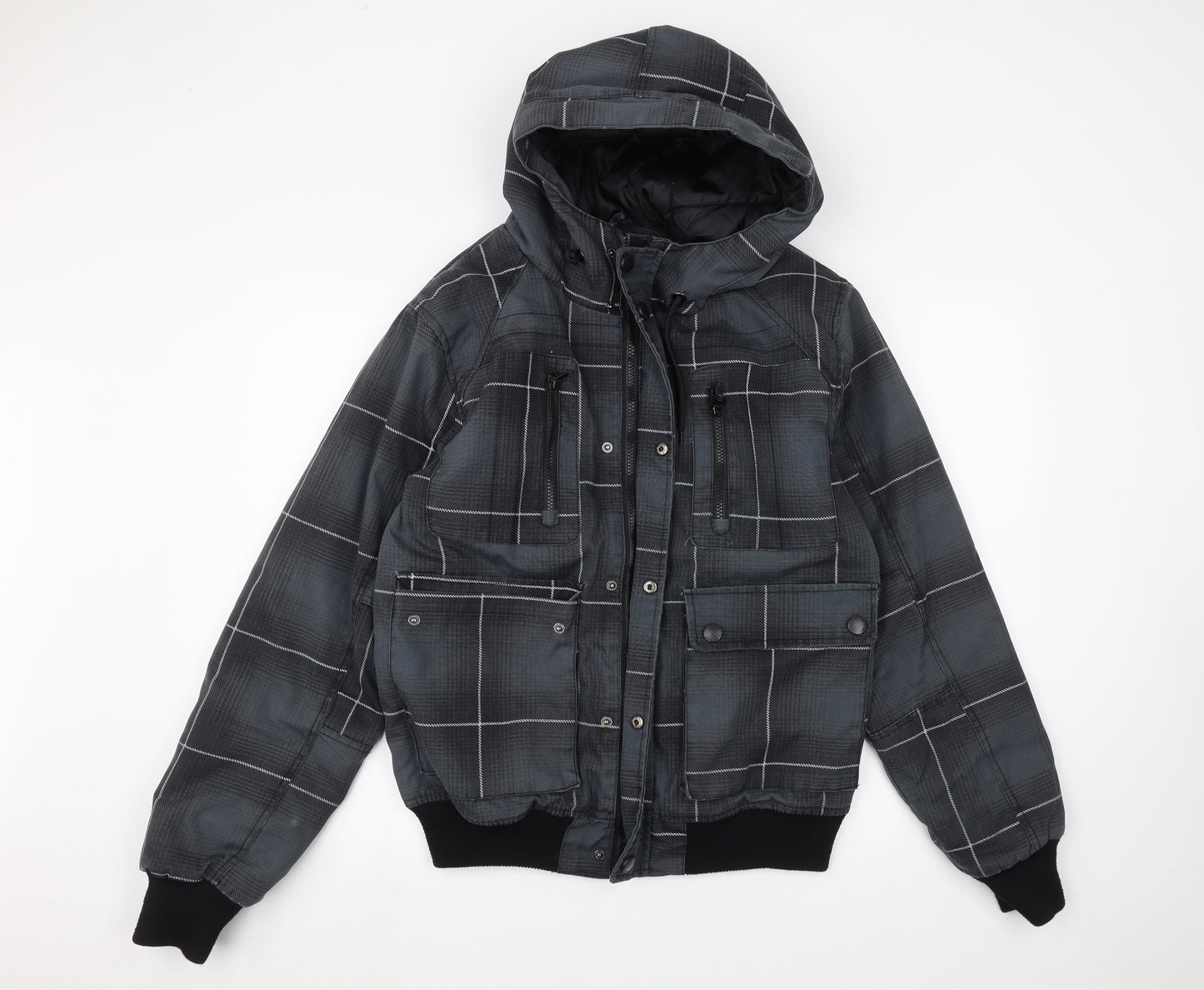 Cedar Wood State Mens Grey   Parka Coat Size M