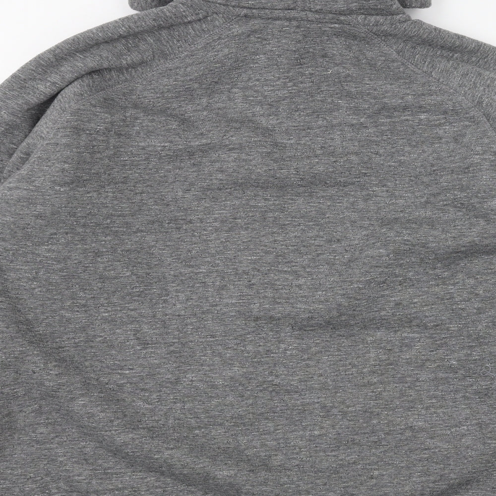 TU Mens Grey   Full Zip Hoodie Size L