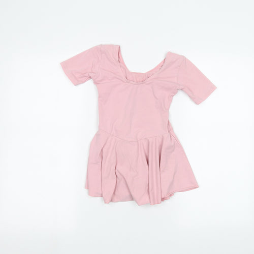 Preworn Girls Pink   A-Line  Size M