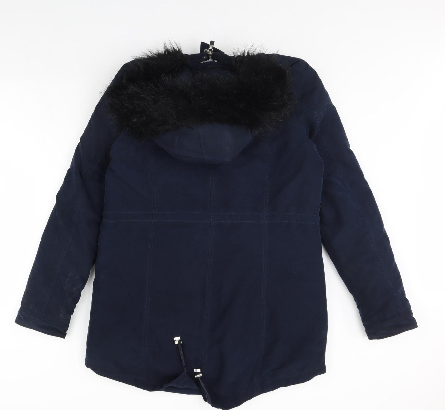 Preworn Womens Blue   Rain Coat Coat Size 12
