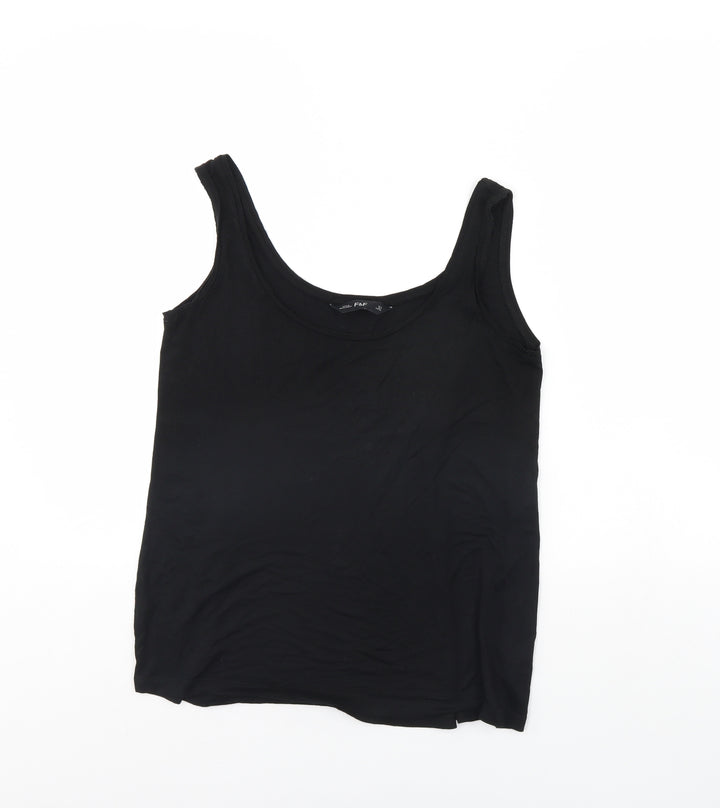 F&F Womens Black Basic Tank Size 8