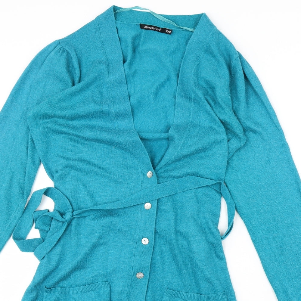 Atmosphere Womens Green   Cardigan Jumper Size 10