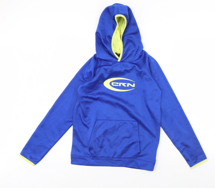 Crane Boys Blue Pullover Hoodie Size 12 Years