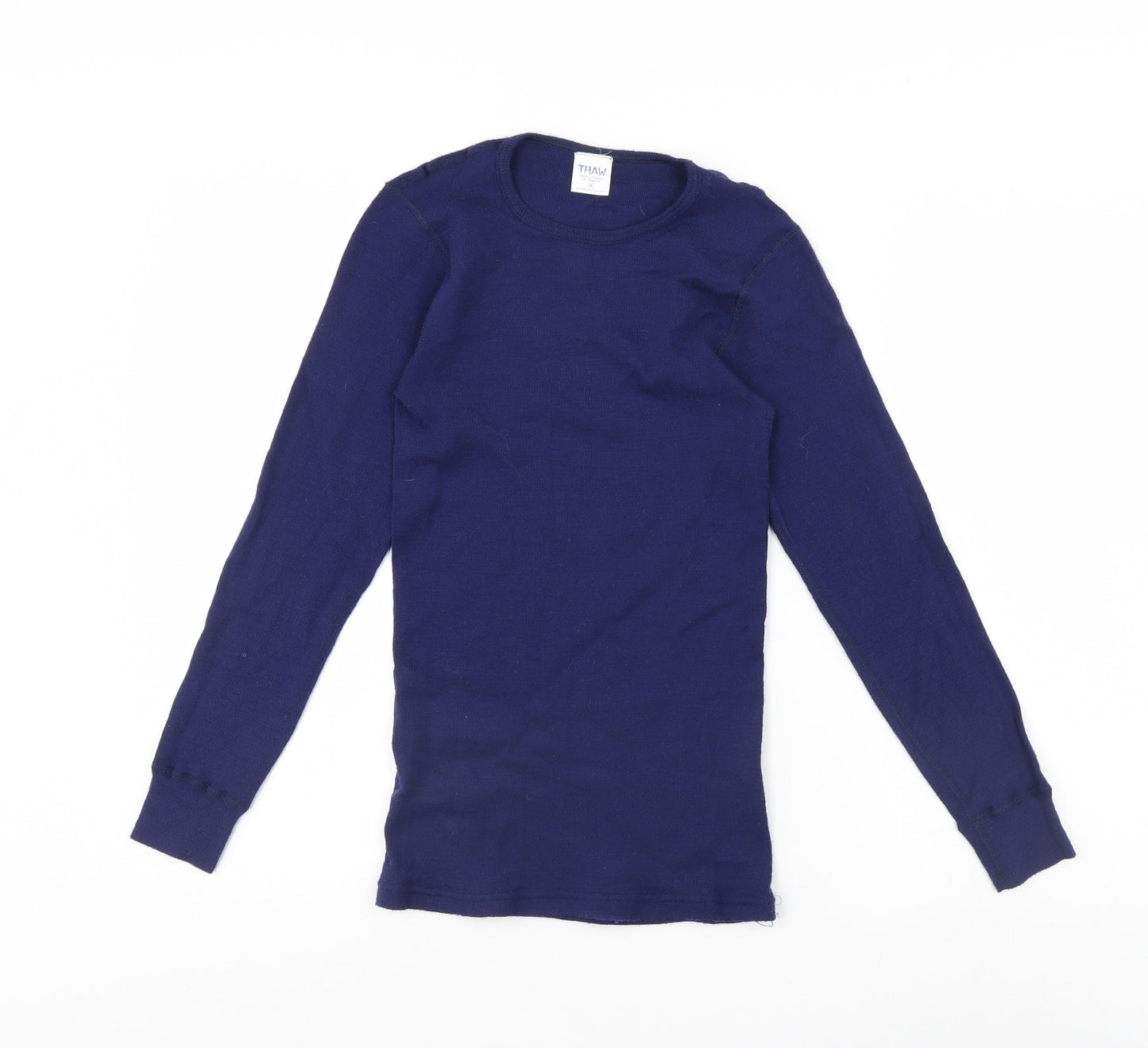 thaw Womens Blue   Pullover Jumper Size M