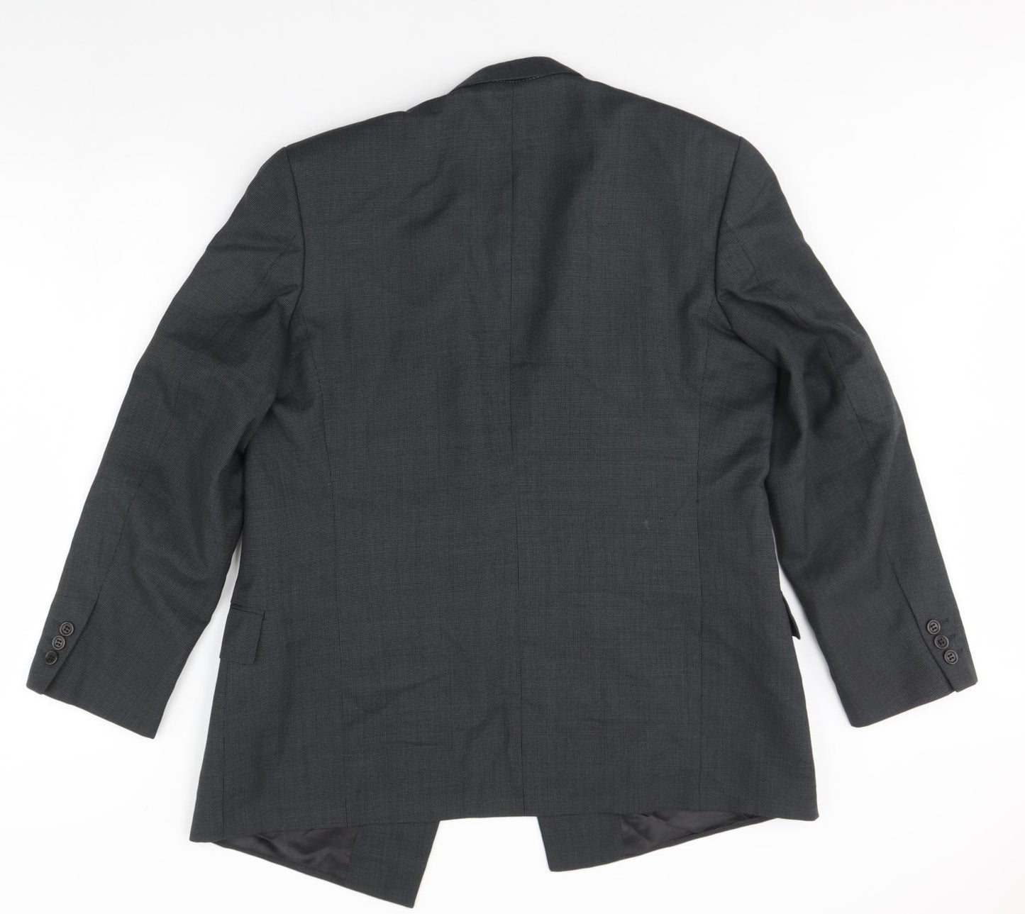 Preworn Mens Grey   Jacket Blazer Size 44  - Shoulder Pads