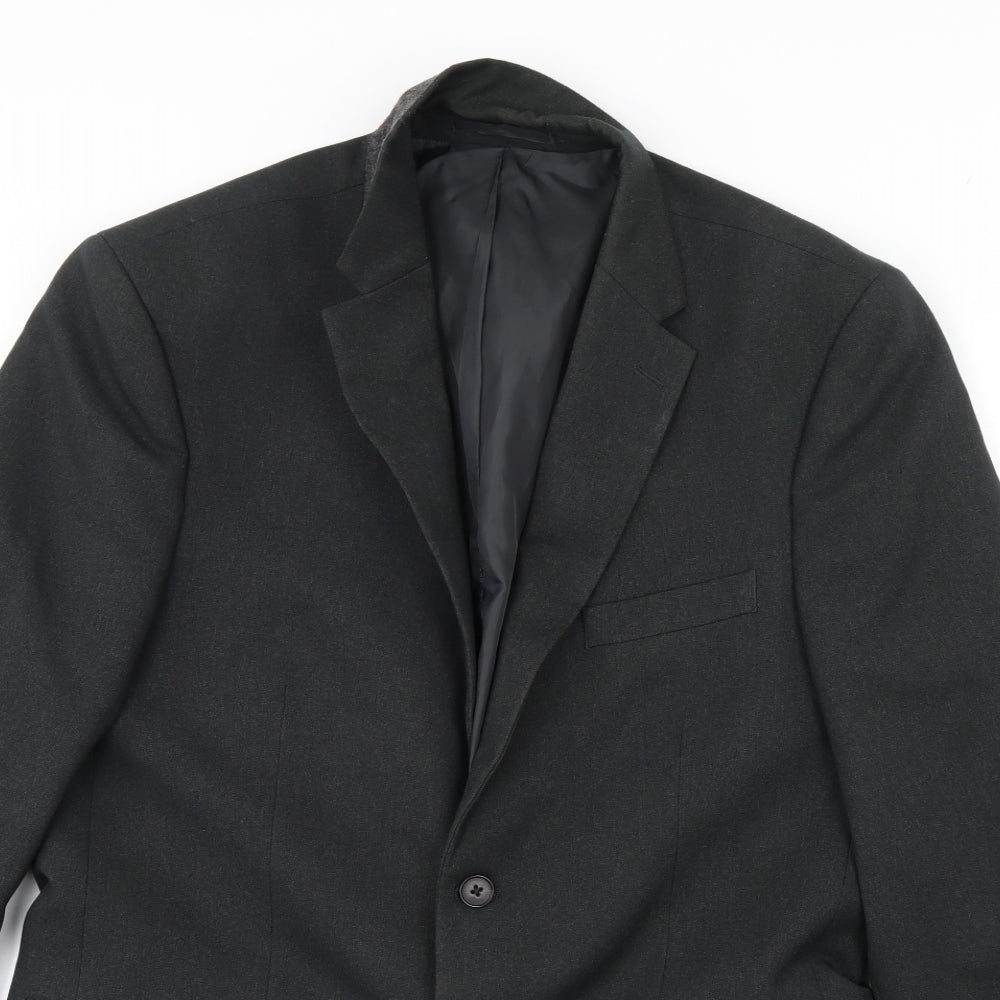 Greenwods Mens Grey   Jacket Blazer Size 42  - Shoulder Pads