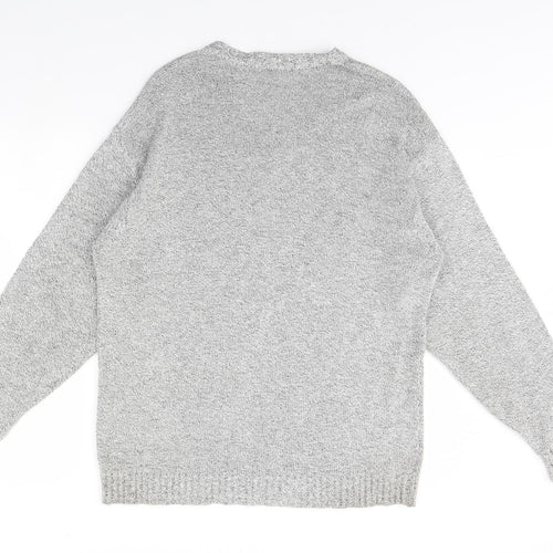 m&s Mens Grey   Pullover Jumper Size M