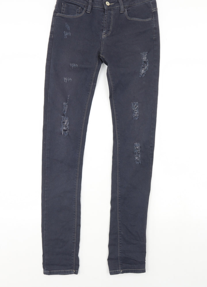 Insight Womens Blue  Denim Skinny Jeans Size 28 in L30 in