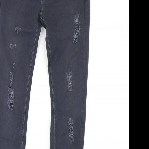 Insight Womens Blue  Denim Skinny Jeans Size 28 in L30 in