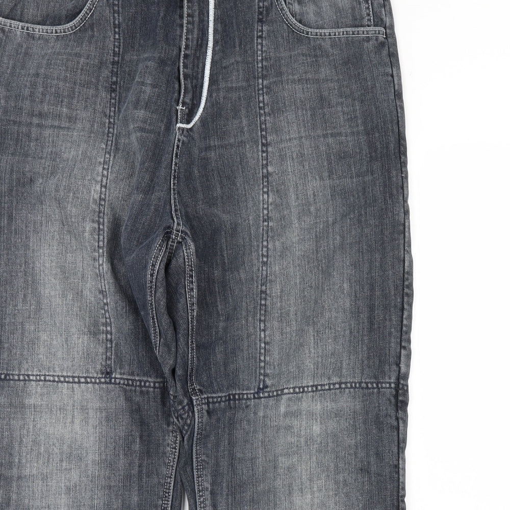 Preworn Mens Blue  Denim Straight Jeans Size 36 L30 in