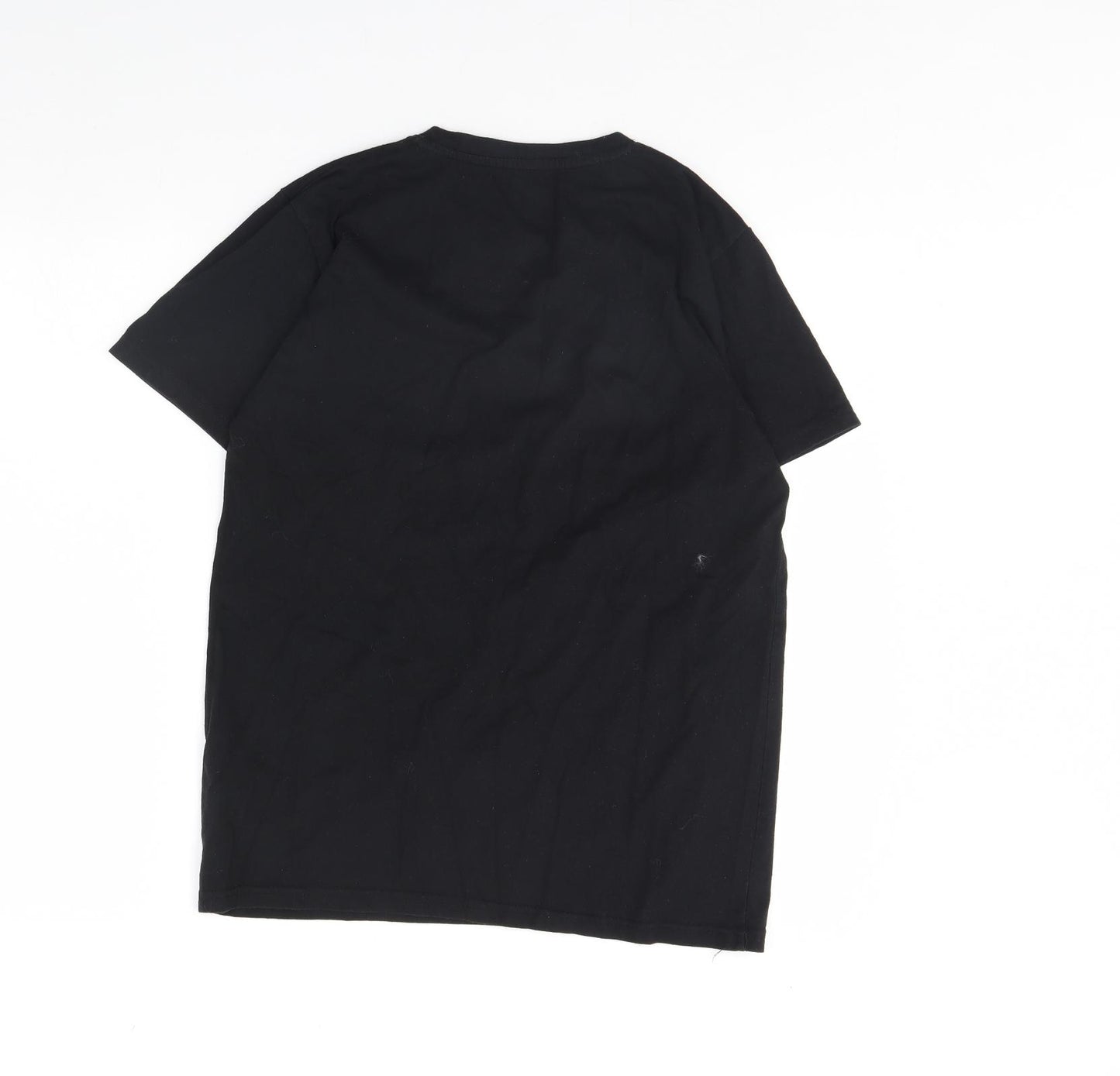 Fashion Mens Black    T-Shirt Size L