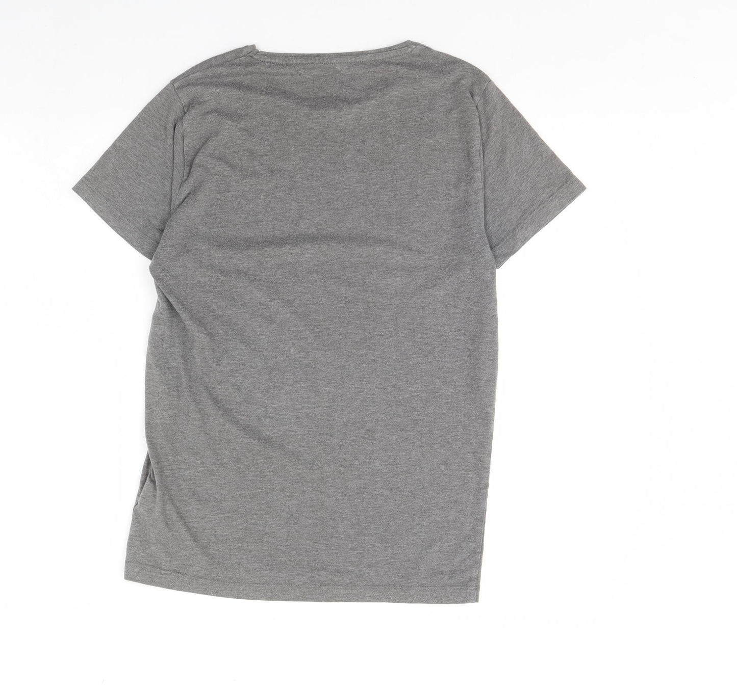 JACK & JONES Mens Grey    T-Shirt Size S