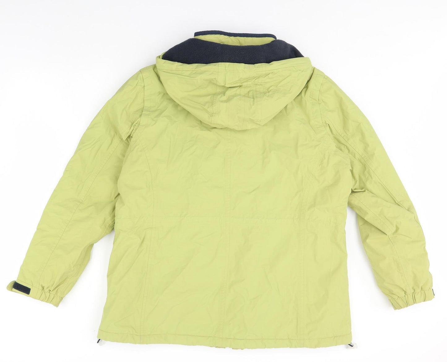 Preworn Womens Green   Rain Coat Coat Size 16