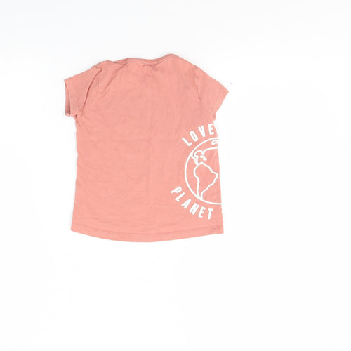 F&F Girls Pink   Basic T-Shirt Size 3 Years  - WWF