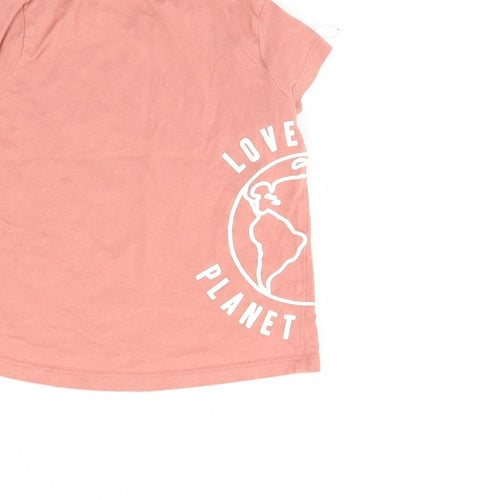 F&F Girls Pink   Basic T-Shirt Size 3 Years  - WWF