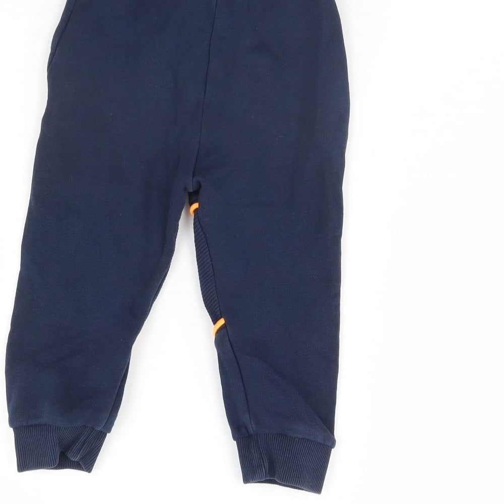 F&F Boys Blue   Jogger Trousers Size 2 Years