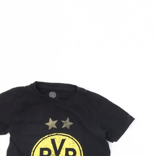 BVB Boys Black   Basic T-Shirt Size 4 Years