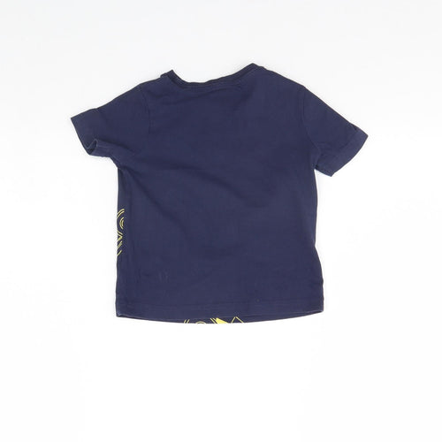 TU Baby Blue   Basic T-Shirt Size 18-24 Months  - CAR