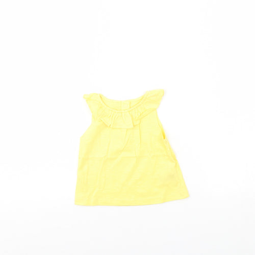 Mothercare Baby Yellow   Basic Blouse Size 3-6 Months