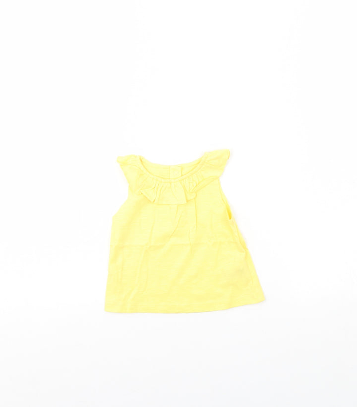 Mothercare Baby Yellow   Basic Blouse Size 3-6 Months