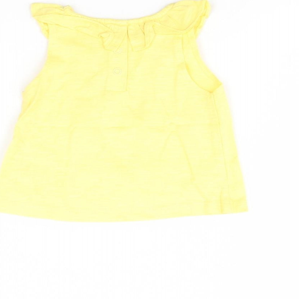 Mothercare Baby Yellow   Basic Blouse Size 3-6 Months