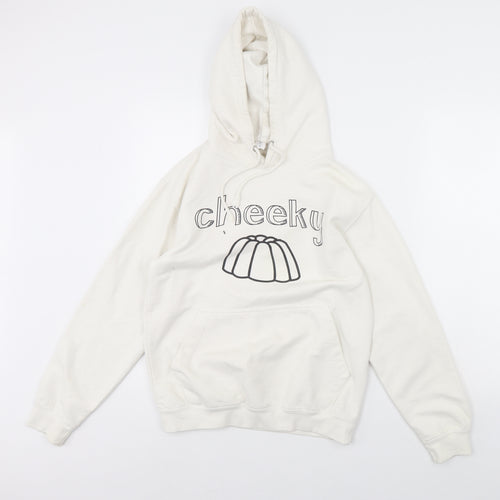 AWD Womens White   Pullover Hoodie Size S