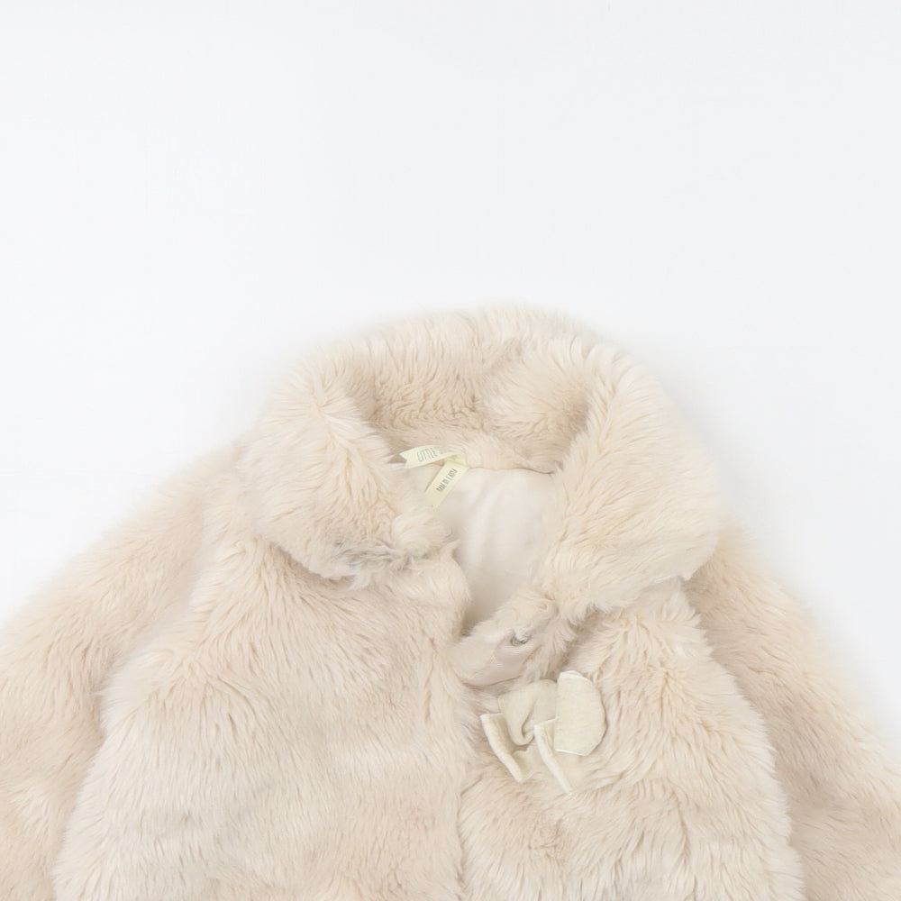 Preworn Girls Beige   Jacket  Size 12 Months