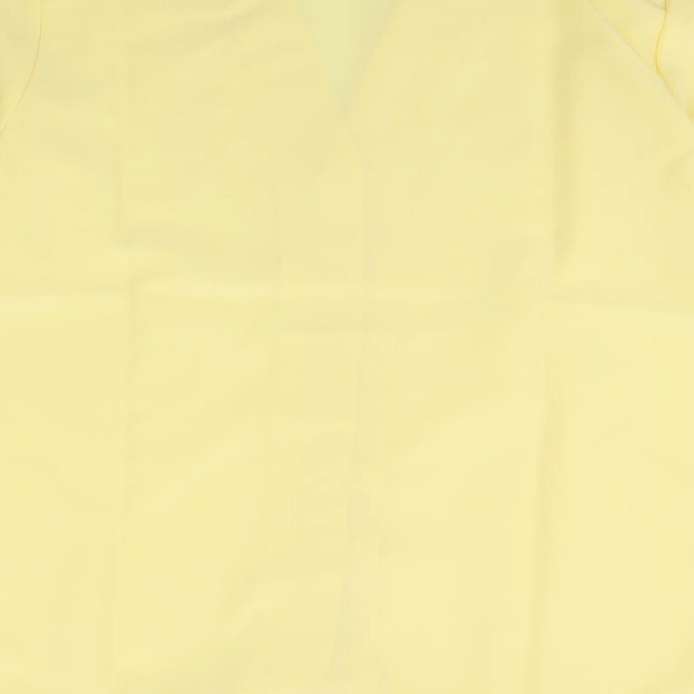 Damart Womens Yellow   Basic Button-Up Size 16