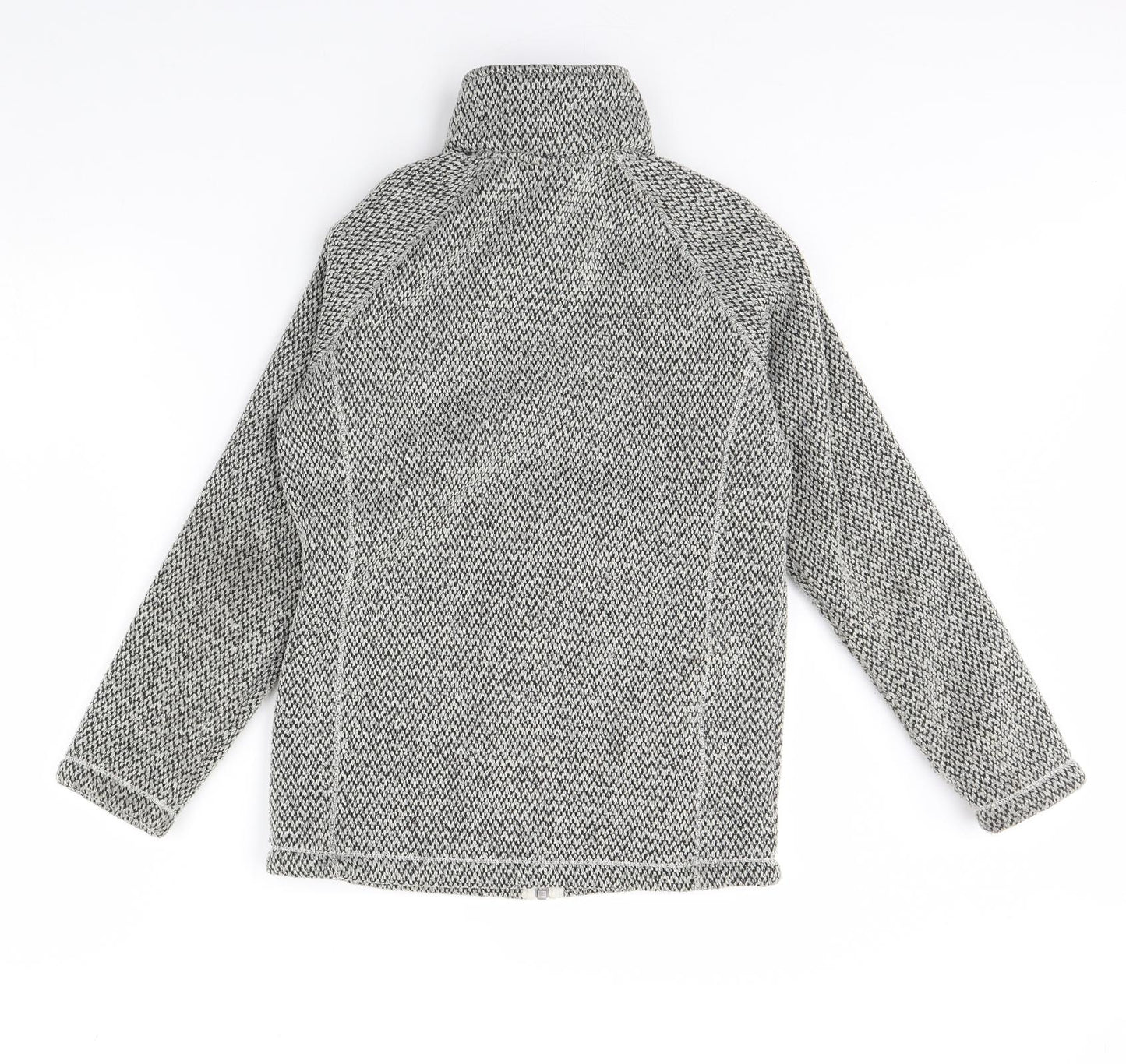 Craghoppers Womens Black Herringbone Fleece Jacket  Size 8