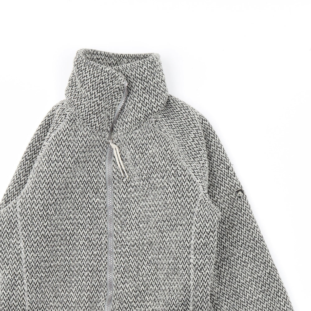 Craghoppers Womens Black Herringbone Fleece Jacket  Size 8