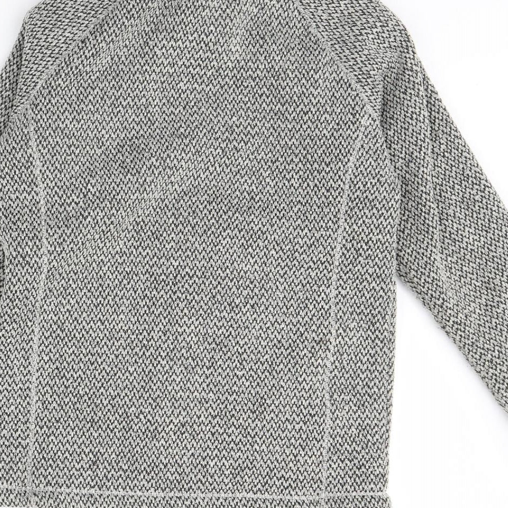 Craghoppers Womens Black Herringbone Fleece Jacket  Size 8