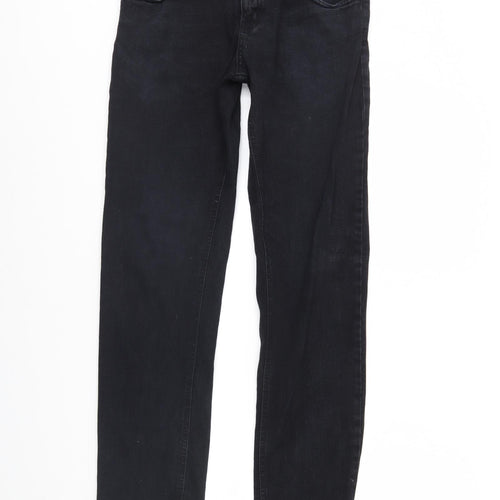 true face Womens Black  Denim Straight Jeans Size 34 L34 in