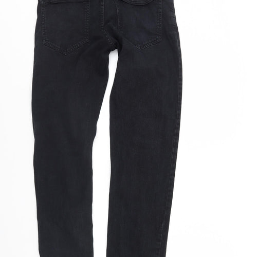 true face Womens Black  Denim Straight Jeans Size 34 L34 in