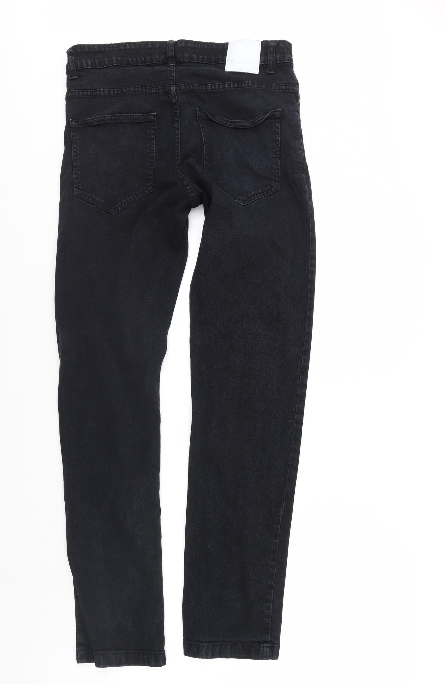 true face Womens Black  Denim Straight Jeans Size 34 L34 in