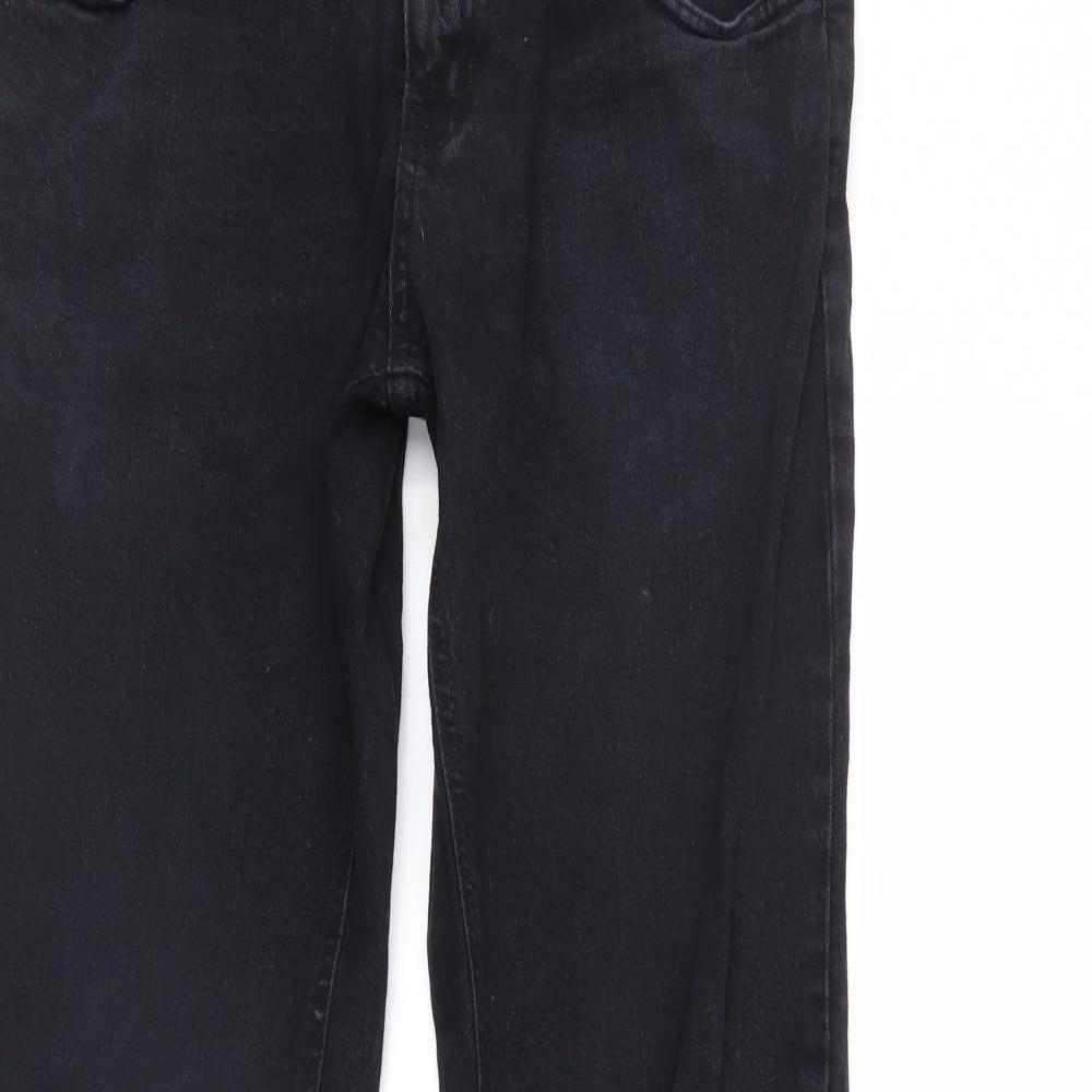 true face Womens Black  Denim Straight Jeans Size 34 L34 in