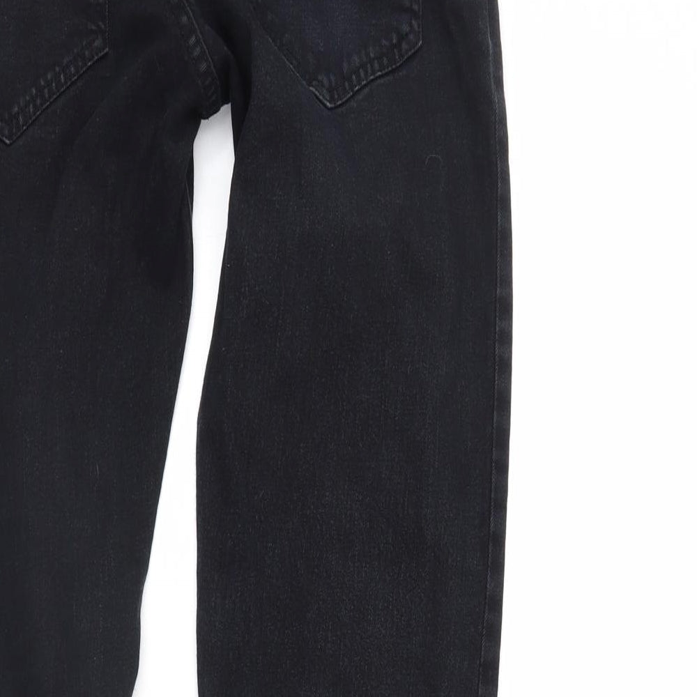 true face Womens Black  Denim Straight Jeans Size 34 L34 in