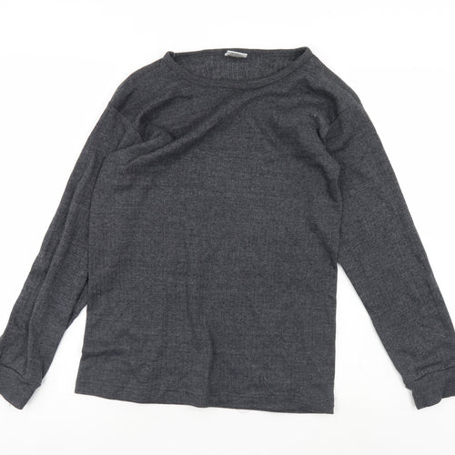 HeatSaver Mens Grey   Pullover Jumper Size M