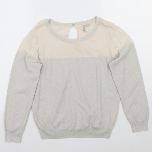 Anthology Womens Beige   Pullover Jumper Size 14