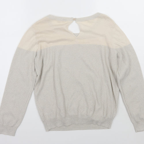 Anthology Womens Beige   Pullover Jumper Size 14