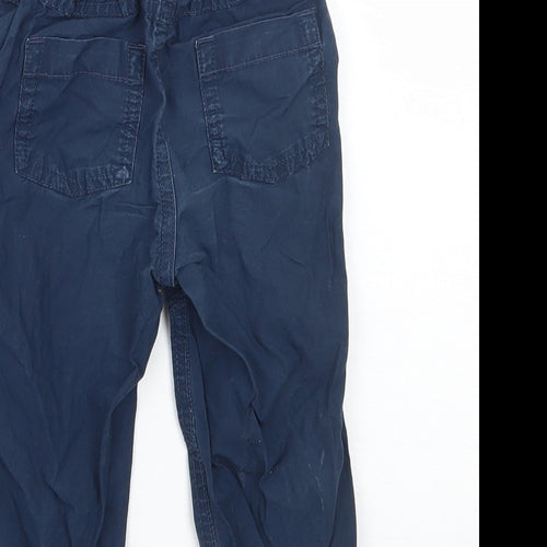 Mothercare Boys Blue   Cargo Trousers Size 9-12 Months