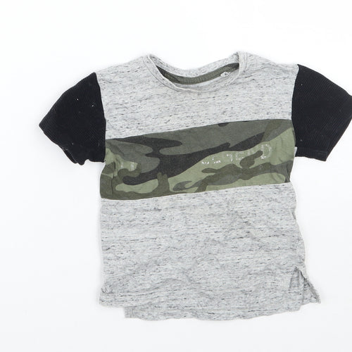 Primark Boys Grey   Basic T-Shirt Size 12 Months