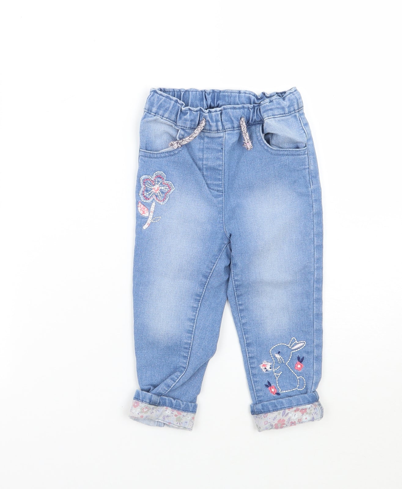 So cute Girls Blue   Straight Jeans Size 2 Years