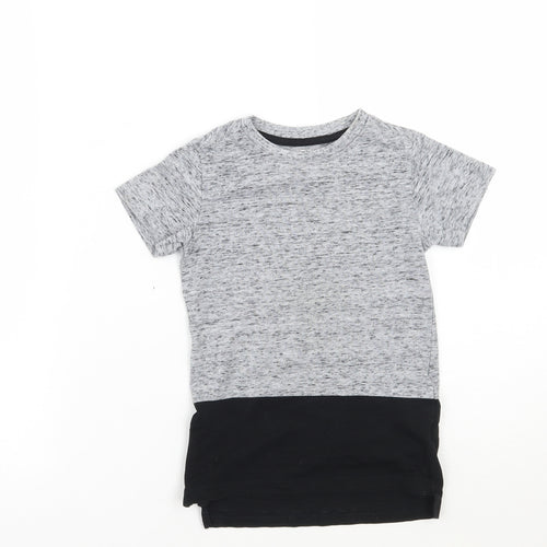 NEXT Girls Grey   Basic T-Shirt Size 3 Years