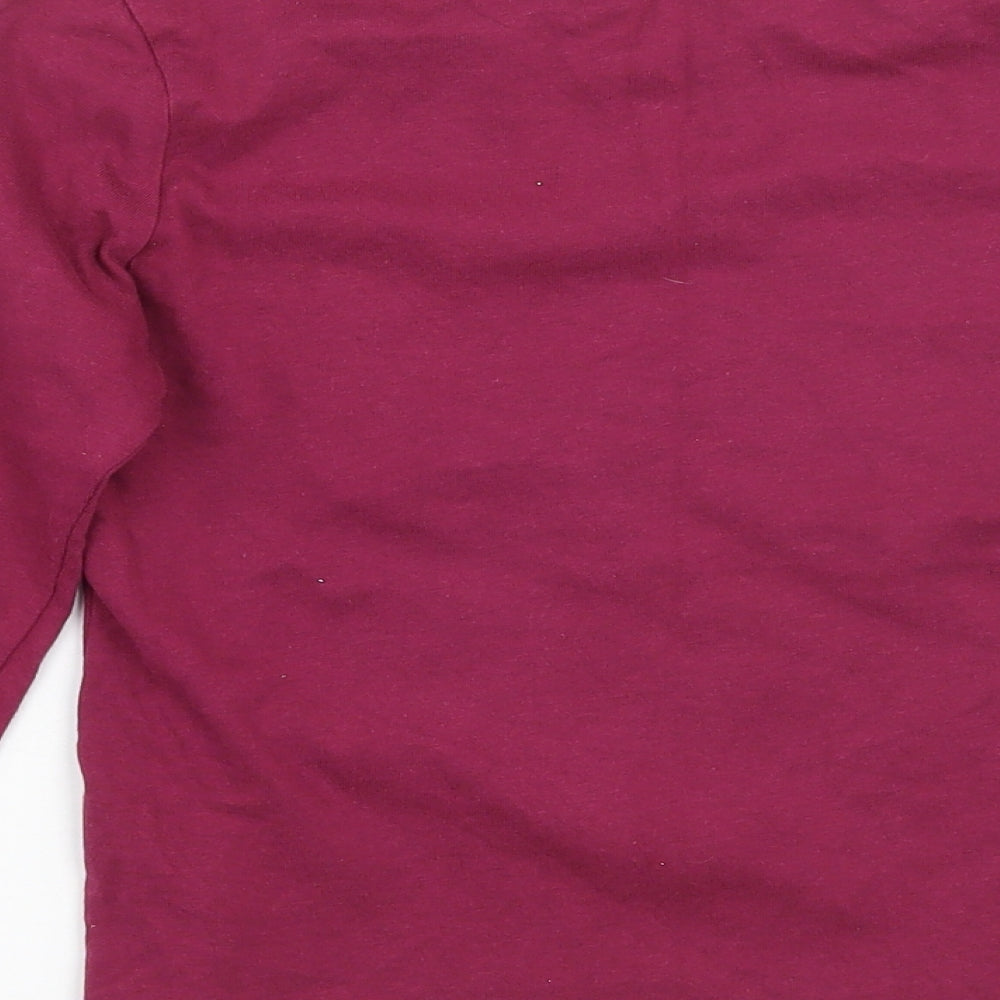 Primark Girls Purple   Basic T-Shirt Size 7-8 Years