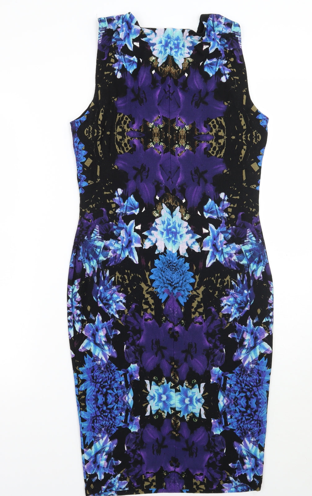 LIMITED COLLECTION Womens Blue Floral  A-Line  Size 10
