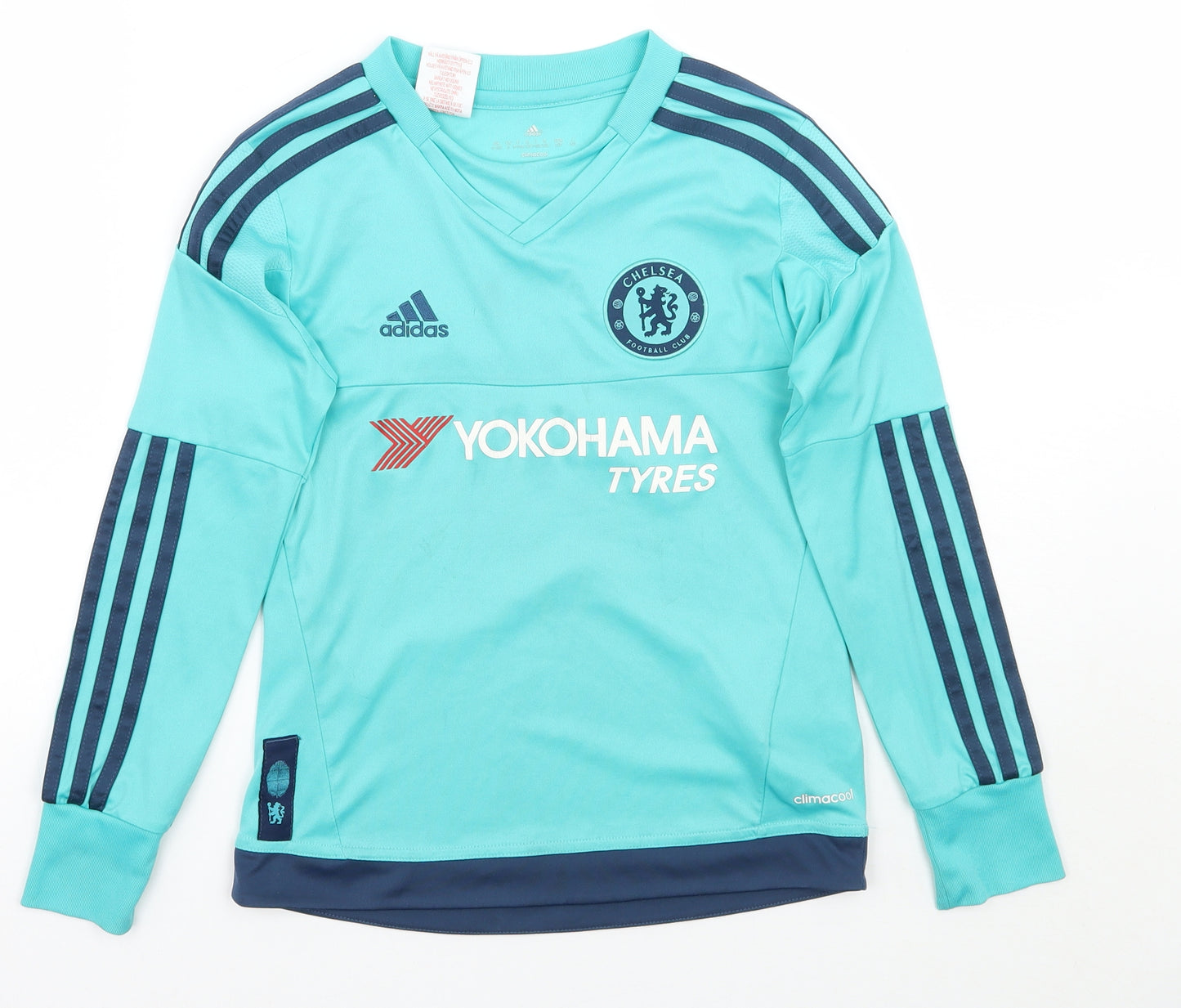 adidas Boys Green   Basic T-Shirt Size 9-10 Years  - Chelsea fc