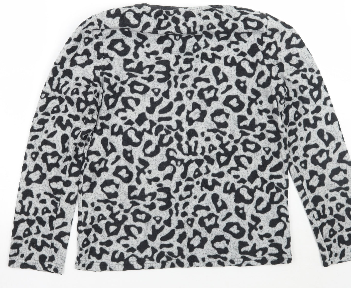 Pep& co  Womens Grey Animal Print  Pullover Jumper Size 8