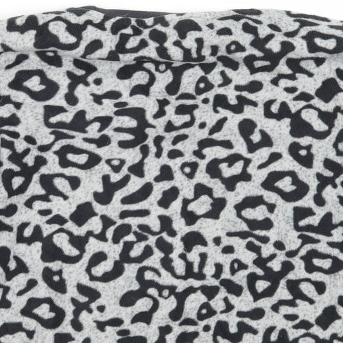 Pep& co  Womens Grey Animal Print  Pullover Jumper Size 8